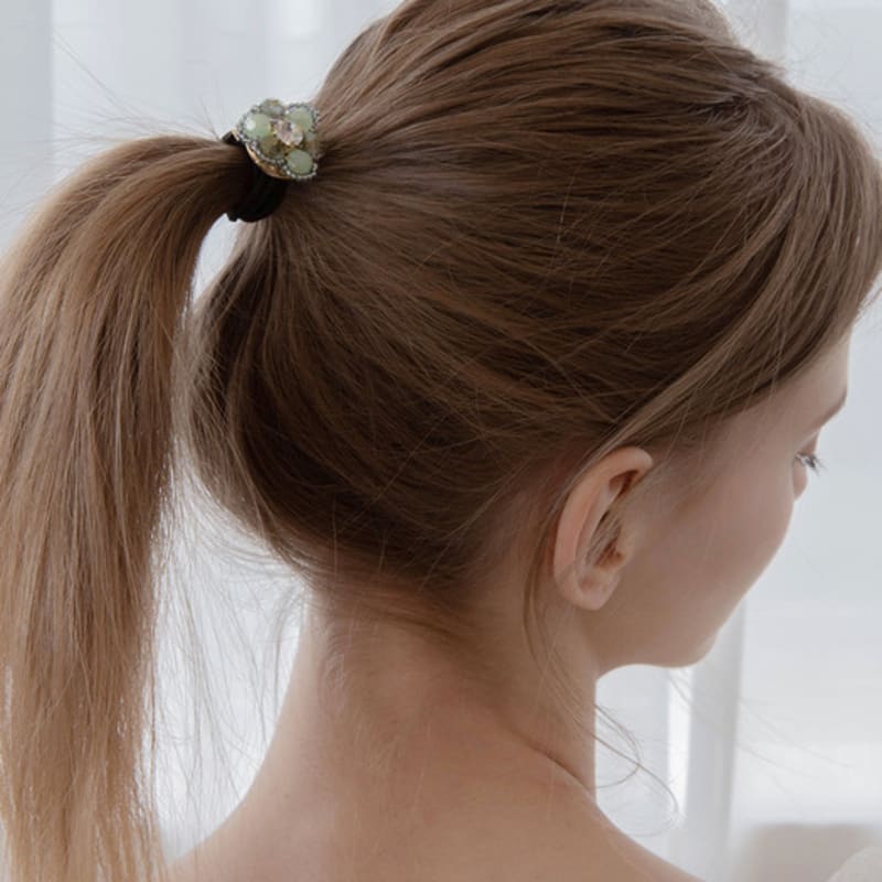 Jean Paul Clarisse Flower Bead Ponytail LFPT0703