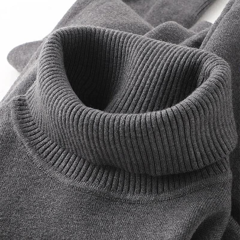 Men's W.xuan Fleece-Lined Turtleneck Sweater