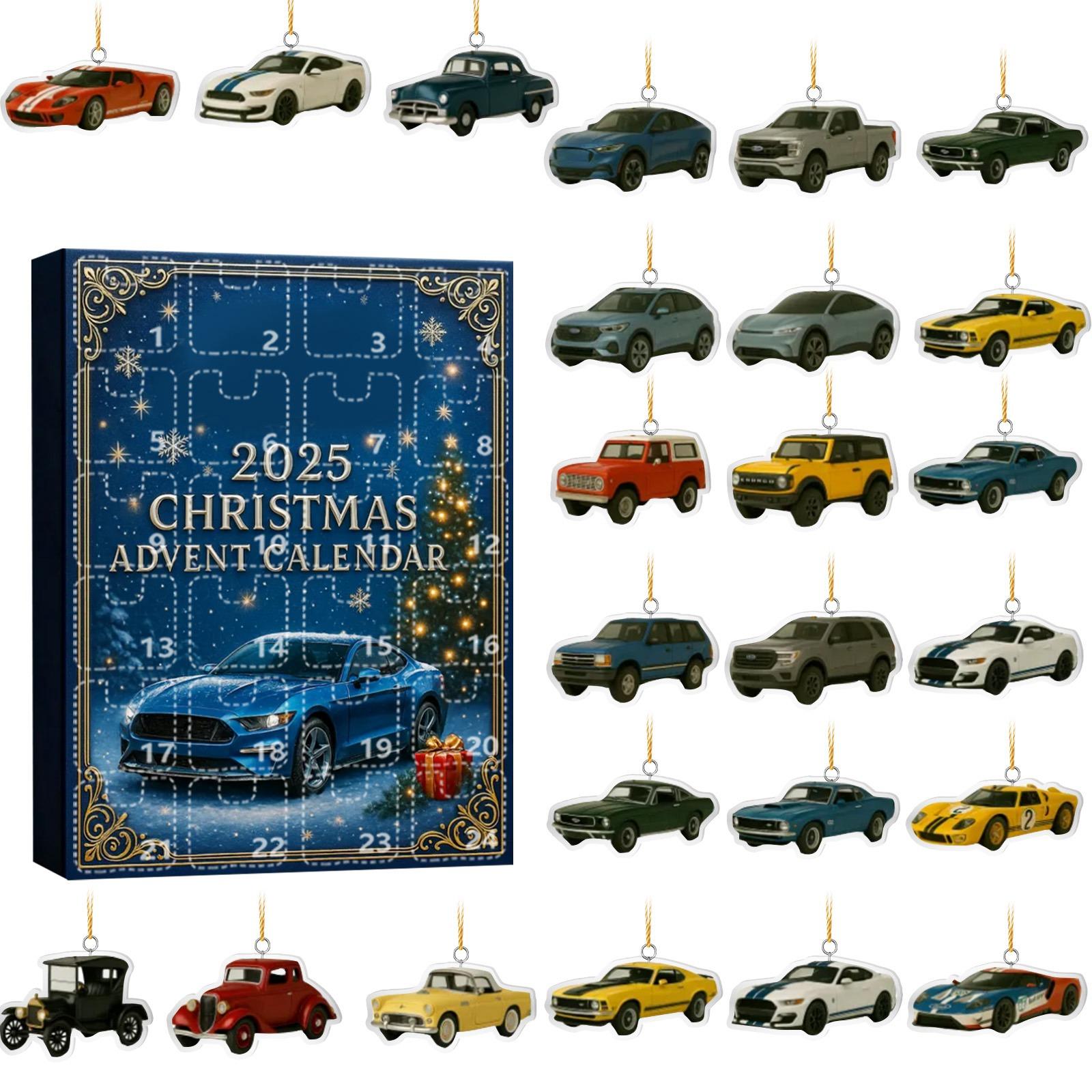 

Рождественский адвент-календарь, 24-дневный адвент-календарь, праздничная коллекция для обратного отсчета, коробка-подвеска, подходит для рождественских подарков-сюрпризов One Size белый