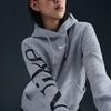 Nike Phnx Flc Os Hdy Logo Loose Warm Hoodie Women Hoodies Gray FQ7043-063