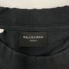 Balenciaga 787349 Planet Earth Crushed Oversized T-Shirt Tops L blackUsed