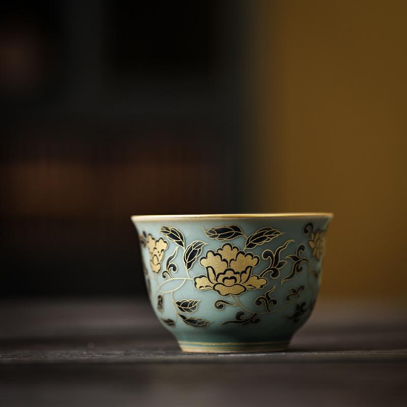 Celadon Master Cup High-end Tea Tasting Cup Kung Fu Tea Set Drinking Tea Large Teacup Single Cup Personal Special Teacup Teacup