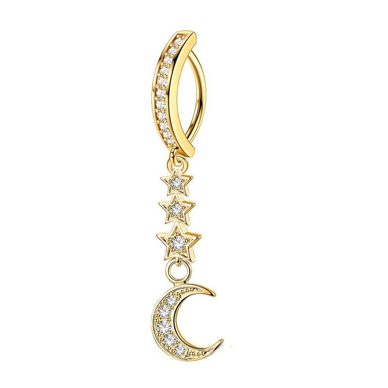 Fashion Exquisite Butterfly Belly Button Sexy Body Piercing Jewelry For Women Zircon Navel Barbell Fashion Belly Rings Gifts