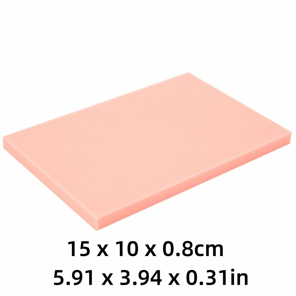 15 x 10 x 0,8 cm DIY Radiergummi-Block Dünn Gravur PVC Stempel Gravierblock DIY Handgemachte Stempel