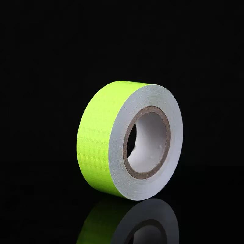PVC Crystal Color Grid Reflective Car Safety Tape - Nighttime Anti-collision Reflective Stickers