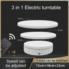 Electric Rotating Visualizer 360° Turntable 3 Speeds Regulation USB Charge Display Stand For Video Shooting Prop Jewelry Shoes