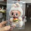 New Labubu Eat A Burger Together Vinyl Series Blind Box Anime Kawaii Figure Room Decoration Mystery Box Kid Gift