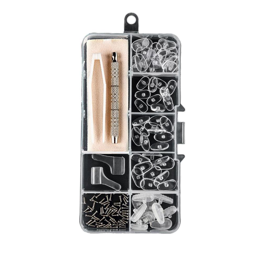 Glasses Nose Pad Set Non-Slip Different Sizes Eyeglass Nose Pads Replacement Maintenance Kit For Most Glasses Repair Accessories