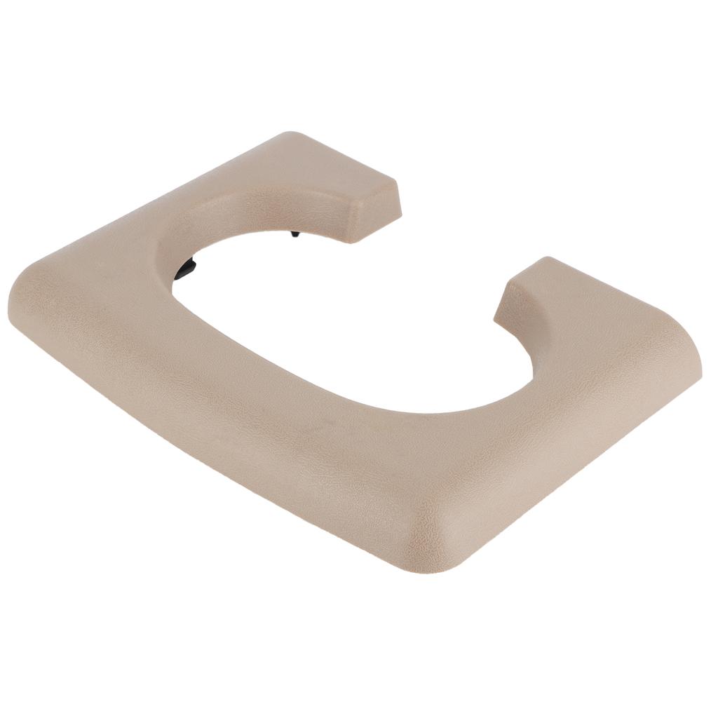 Center Console Cup Holder Cover Plate Armrest Pad Beige Fit for Ford F‑150 2004‑2014