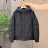 Men's Hooded Cotton Windbreaker Jacket - Casual, Versatile, Handsome Workwear for Youth