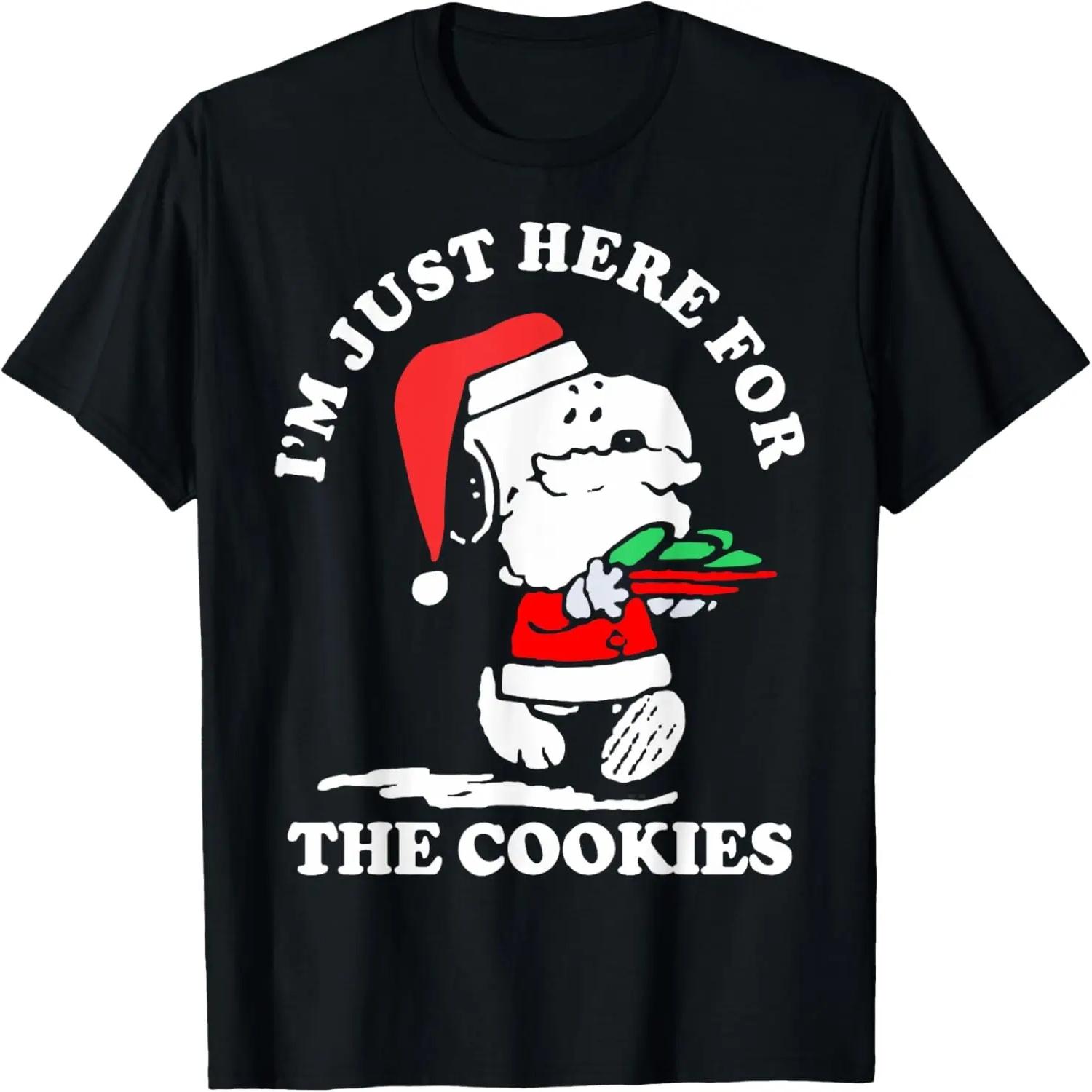 Im Just Here For The Cookies Christmas TShirt T-Shirt S