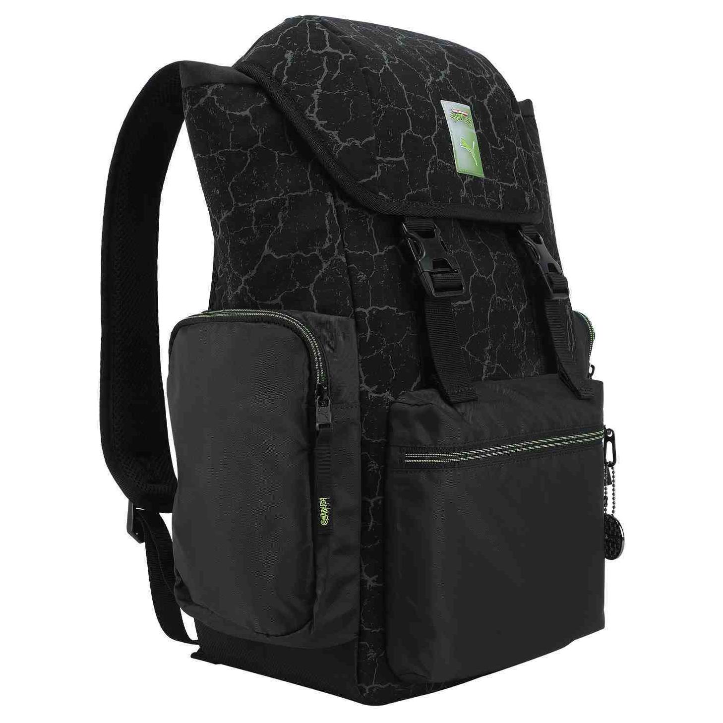 

New PUMA Teenage Mutant Ninja Turtles, Collaboration Fabric Backpack Unisex Black 091216-01 25.9*17.0*41.1CM
