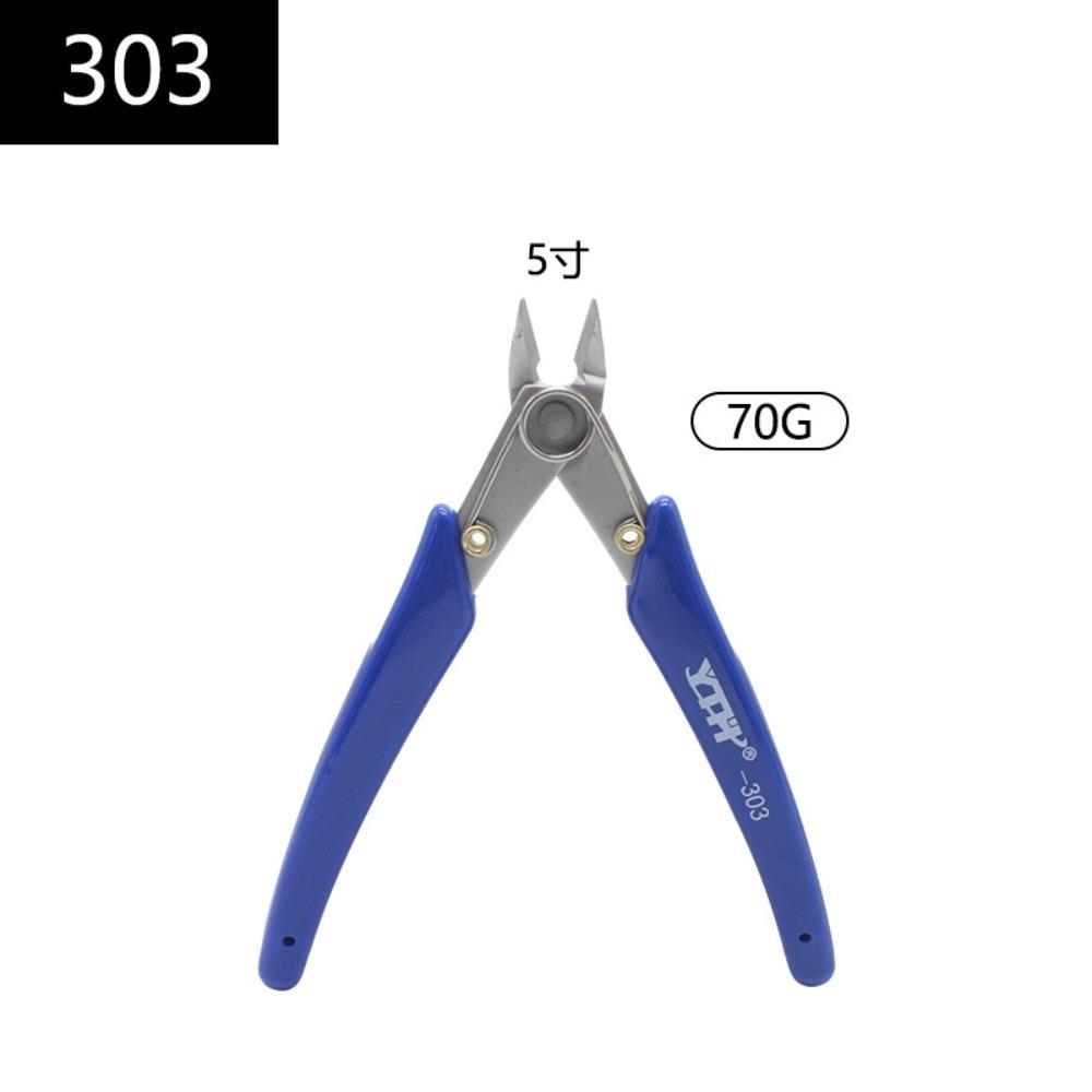 

5 Прецизионные диагональные плоскогубцы Кусачки для проволоки Кабелерез Высокая твердость HDR 56-58 Электронный ремонт Ручные инструменты 5 темно-синий