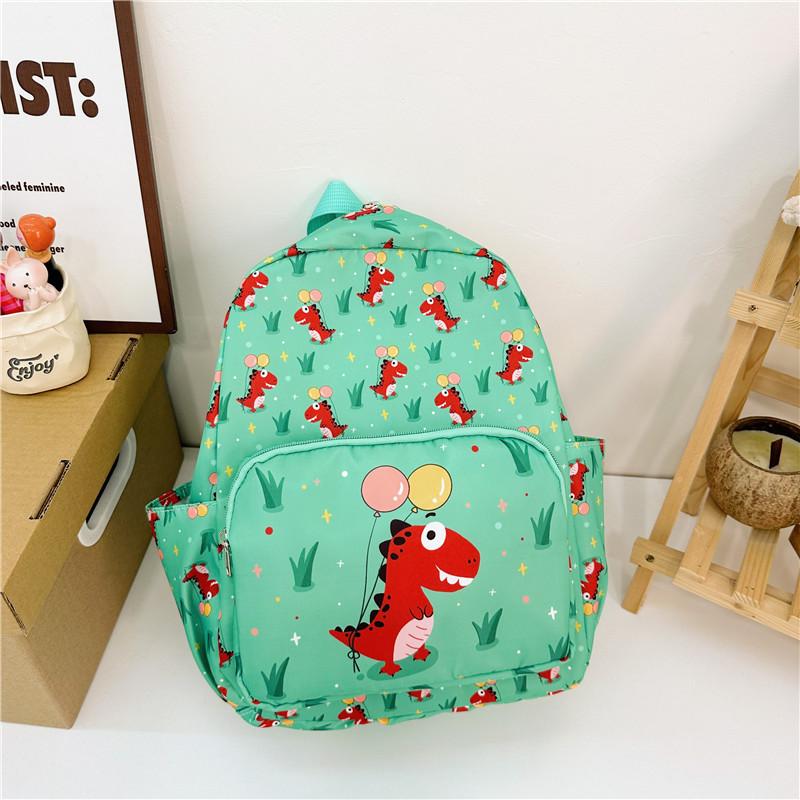 Adorable 2024 Cartoon Print Toddler Backpack Breathable Nylon School Bag For Kids