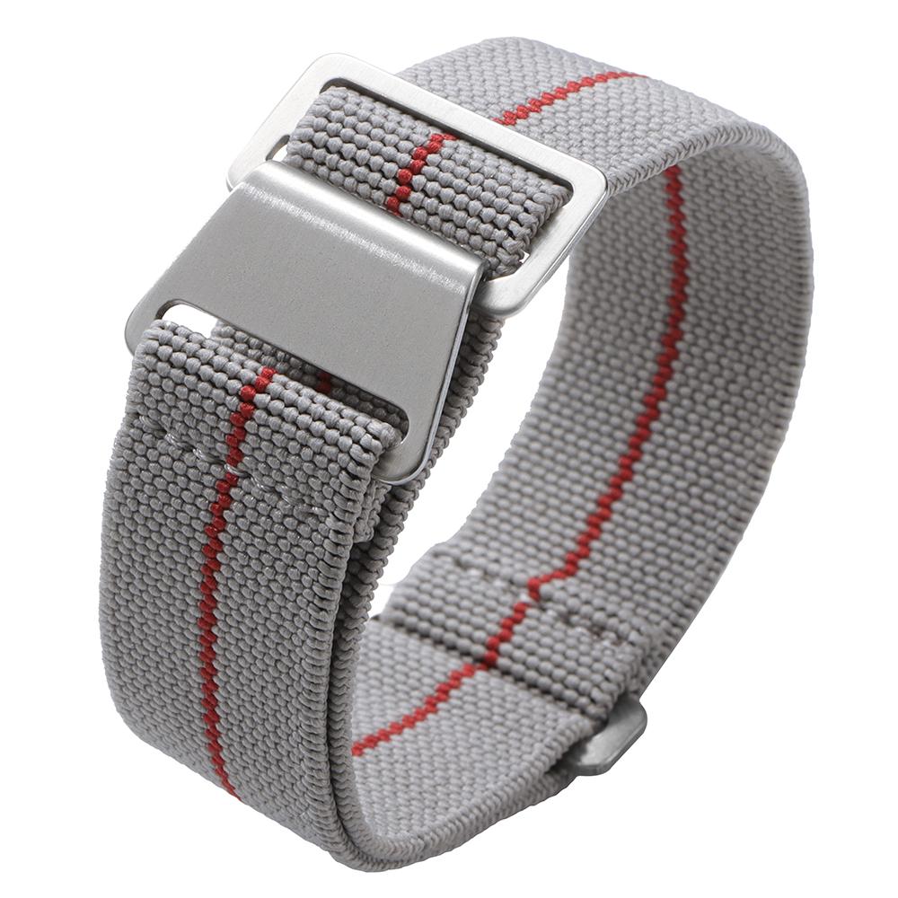 18mm 20mm 22mm Nylonowy Pasek do Zegarka dla Seiko Armia Wojskowy Tkany Elastyczny Pasek Żołnierze Francuscy Torba Spadochronowa Uniwersalna Bransoleta Sportowa