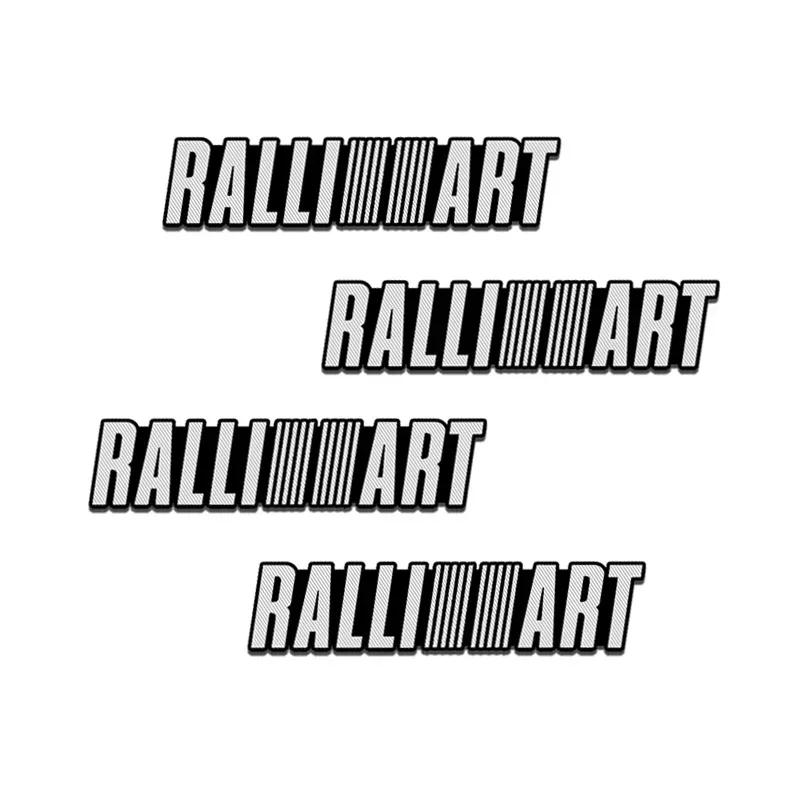 

4pcs Car Inner Audio Stickers Aluminum Decals for Mitsubishi RALLIART Outlander Lancer ASX L200 Colt Pajero Eclipse Accessories