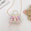 Double Pearl Knot Princess Crossbody Bag Cute Coin Purse Suitable Playing For