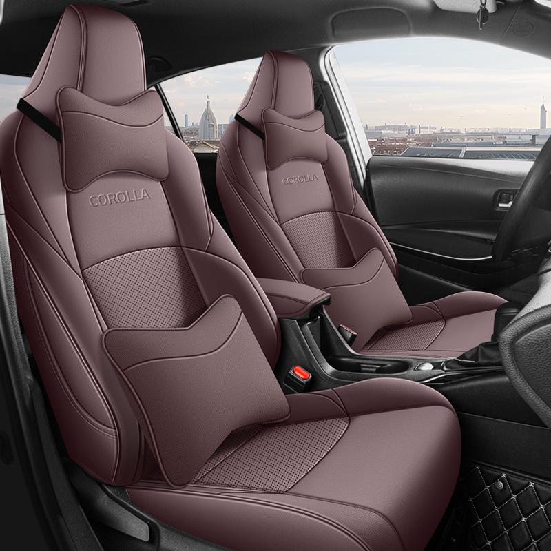 Universal All-Season Seat Covers for Toyota Corolla, Fits Dual-Engine Models, Fully Enclosed Car Seat Cushions