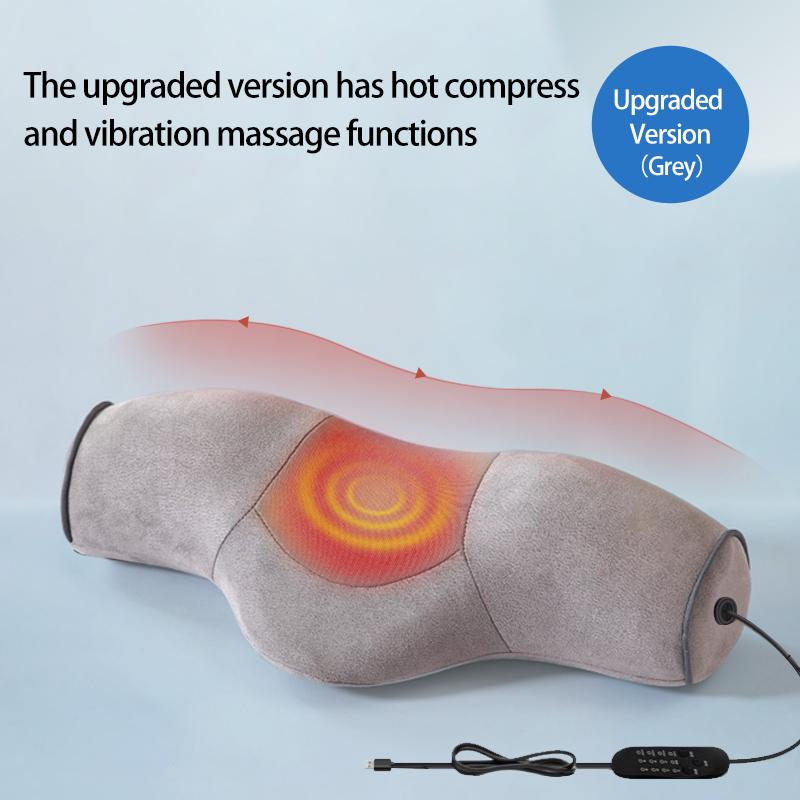 1pc Memory Foam Pillow, Slow Rebound cervical vertebra pillow Hot compress massage function Pillow Core For Anti-snoring Neck