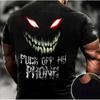 Summer Plus Size Short Sleeved T Shirts 3D Skull Print Men's Casual Fashion T-shirt Men's