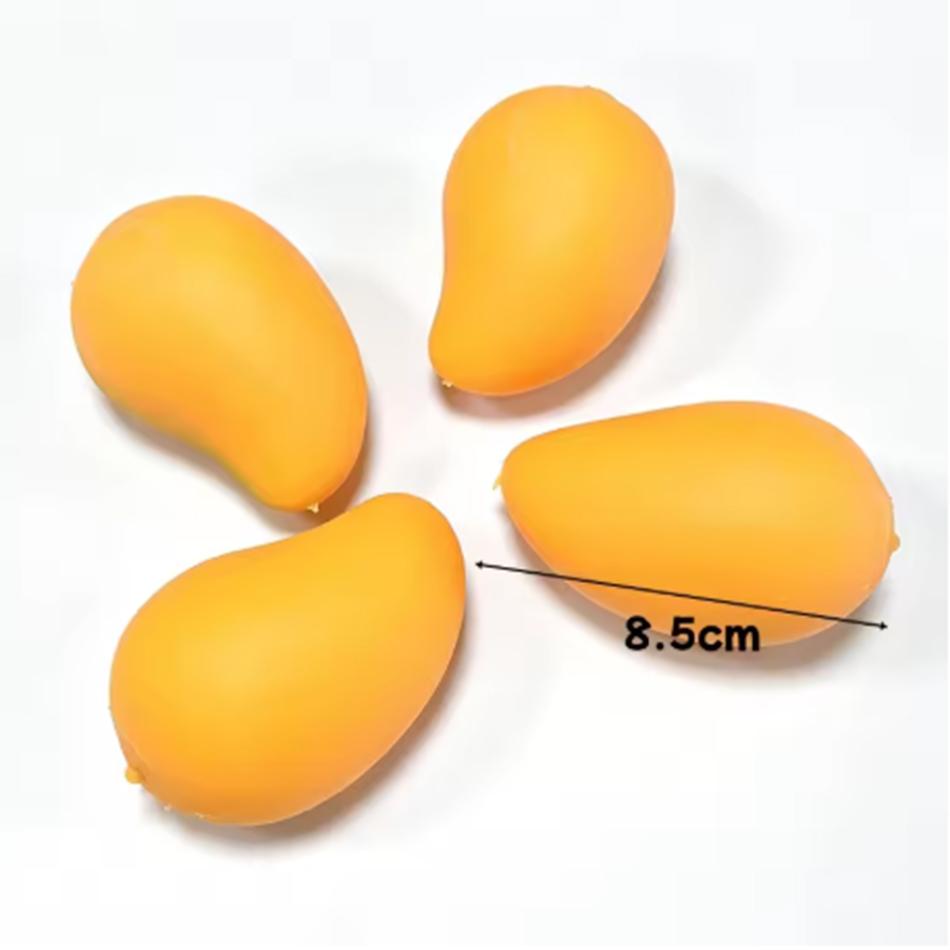 Toy Stress Relief Mango Squishy Ball Super Slow Rebound Decompression Fidget Butter Anxiety Relief Mango Stress Ball Squishy