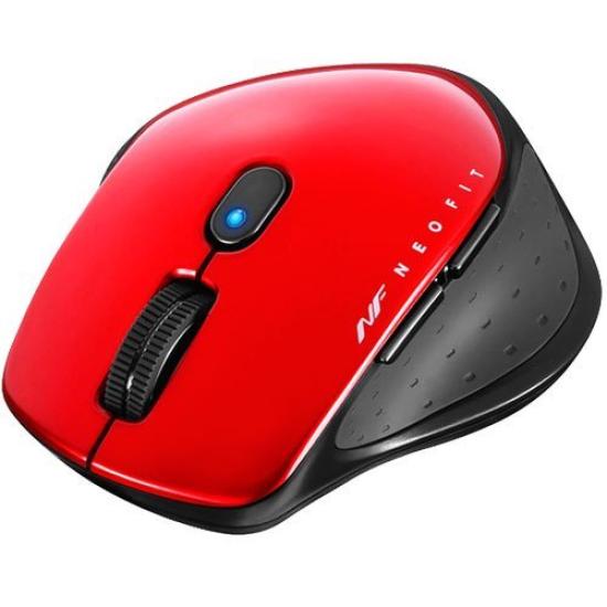 Buffalo BSMBW510SRD Wireless BlueLED 5-Button Neofit Mouse S Red