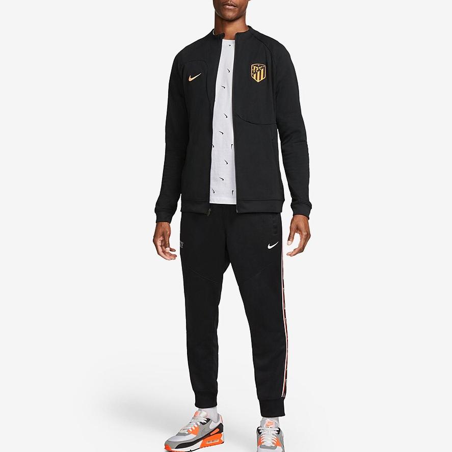 Nike Atlético Madrid 22/23 Champions League Academy Pro Anthem Dri-FIT Zip Comfortable Simple Long Sleeve Jacket Men Jackets DN3075-010