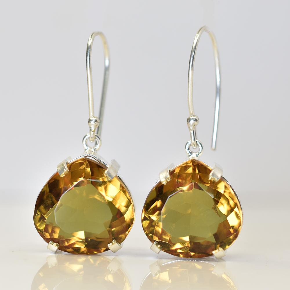 Stunning 70.9 Ct Natural Certified 7 Color Change Alexandrite Pear Earring Pair MY.ER-30-NS