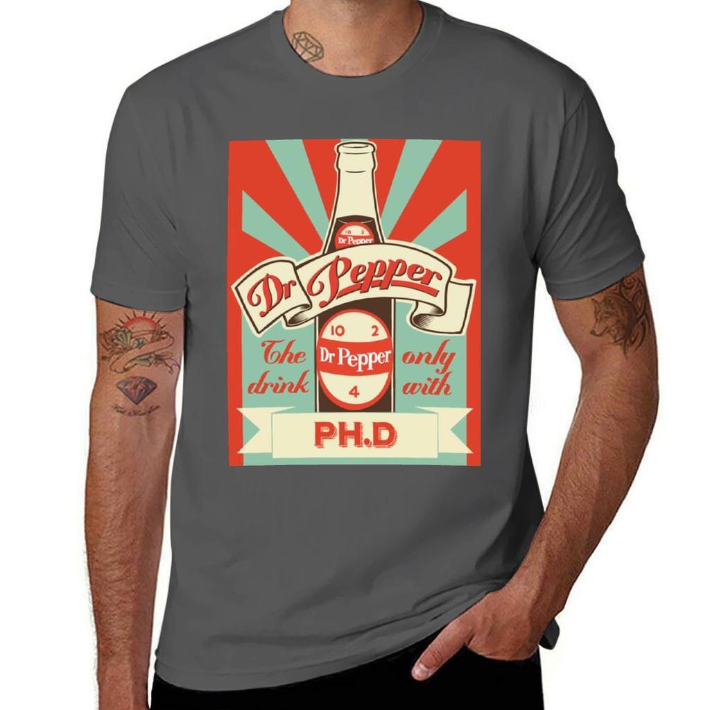 Dr. Pepper Vintage T-shirt T Shirt For Man 100 Percent Cotton Man Graphic T Shirt Man T Shirts For Men T-shirt