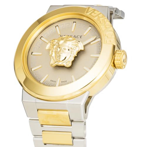 Versace Men's Yellow Gold Casual Watch, Medusa Infinite VE7E00423
