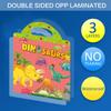 Interactive Sticker Book: Early Education with Animals, Dinosaurs, and Ocean Scenes