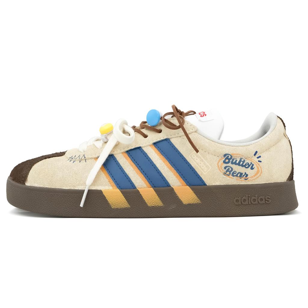 adidas Vl Court Classic Deutsche Armee Sneaker Unisex Beige Gelb JS3003(Team1714-S-BOX)