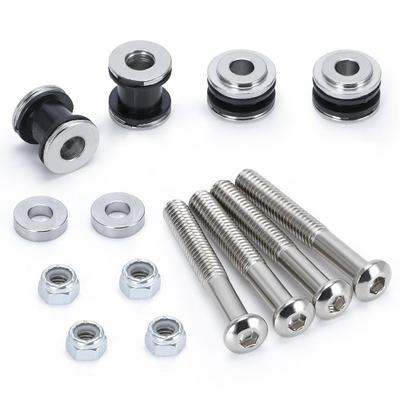 Rückenlehne Gepäck Rack Montage Schrauben Set Für 2004-2022 Harley Sportster XL 883 1200 Vierzig-Acht Superlow