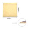Uxcell Brass Sheet, 100 Mm Length X 100 Mm Width X 1.5 Mm Thickness, Metal Plate