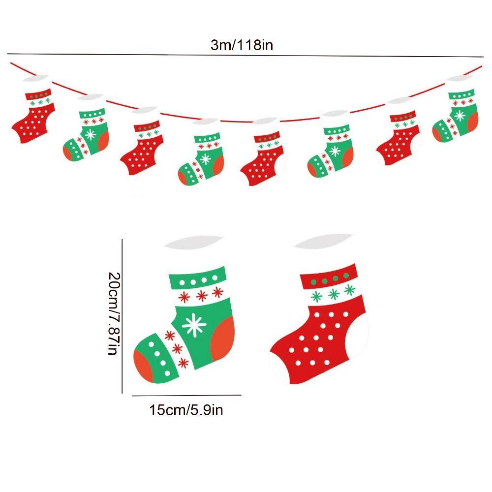 Moș Crăciun/om de zăpadă/pom de Crăciun Bannere pentru steagul din hârtie de Crăciun Banner suspendat pentru vacanță