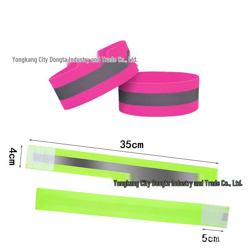 Reflective Running Armband & Wrist/Ankle Cycling Band - Elastic & Protective