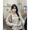 Women S Long Sleeve Knit Sweater With Waist Tie Hollow Out Fashionable