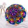 1pc Colorful Mandala Pattern Automatic Umbrella - Automatic Opening And Closing, Sturdy Iron Frame, Formal Occasions yy251018120