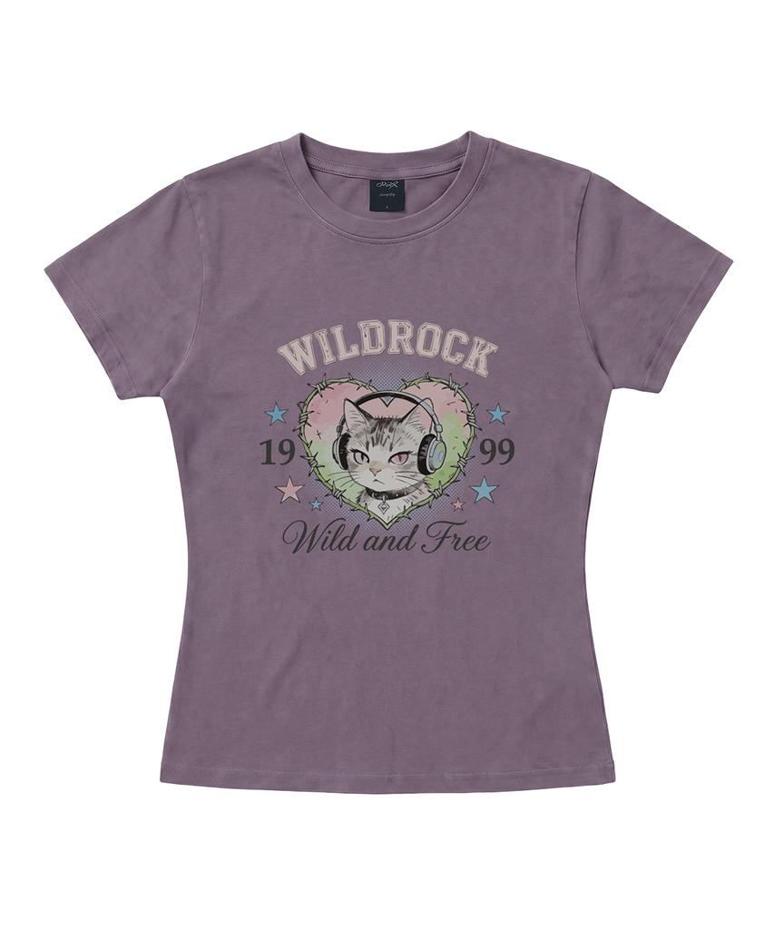 WILDROCK Hollysheesh Graphic Pigment Crop Short Sleeve T-Shirt Part03_4 Style (D Type)