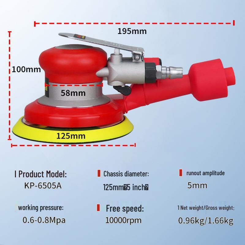 Gaobao 5-Inch Pneumatic Vacuum Sander & Polisher