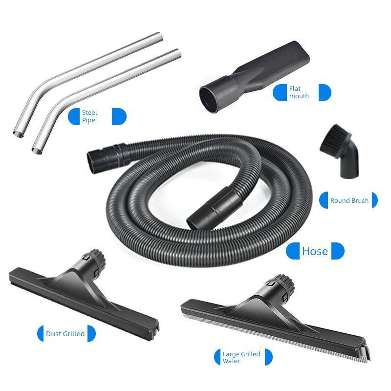CHARLES BARNES Vacuum Cleaner Original Accessories Complete Collection Neutral Bf501 Pipe Long Flat Welding Torch Tip round Brush Absorbent Head