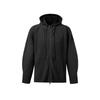 Monplisse [Unisex] Two-Way Pleated Zip-Up Hoodie (Black)