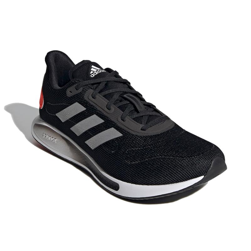 Adidas Galaxar Run 'Black Solar Red' Sneakers FW1187