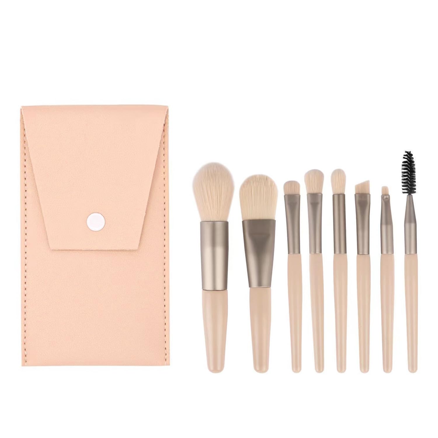 

Набор кистей для макияжа Набор кистей для макияжа Портативная кисть для макияжа Мягкая кисть для макияжа на каждый день Удобная для переноски косметика, тональный крем, щеки, тени для век, ресницы,