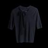 Women's Fashion Bow-Tie Knit Top