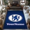 Chelsea Personalized Text Floor Mat Suitable for Study Room Living Rooms Bedrooms Foyer Antislip Carpet Decorate Offices Spiritual Gift