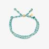 New Design Fashion Stainless Steel 18K Gold Plated Colorful Braided Rope String Bracelet
