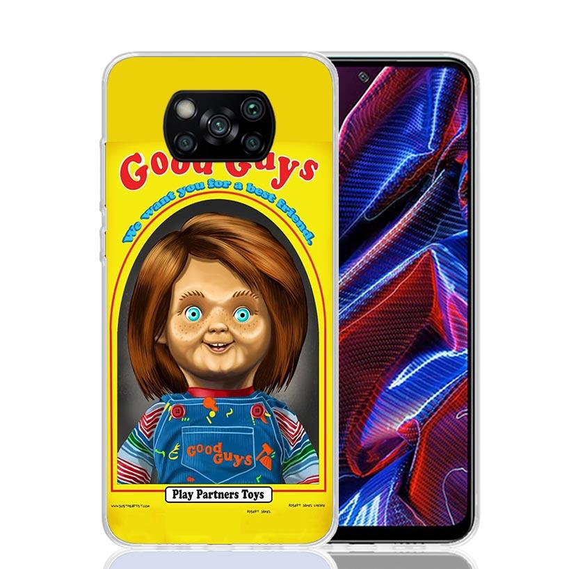 Chucky Child's Play Case Phone Cover for Xiaomi Redmi Note 10 9 9S 8 8T 7 5 Pro Mi 12T 11T 10T 9T 12 11 Lite A3 A2 Trend Fundas
