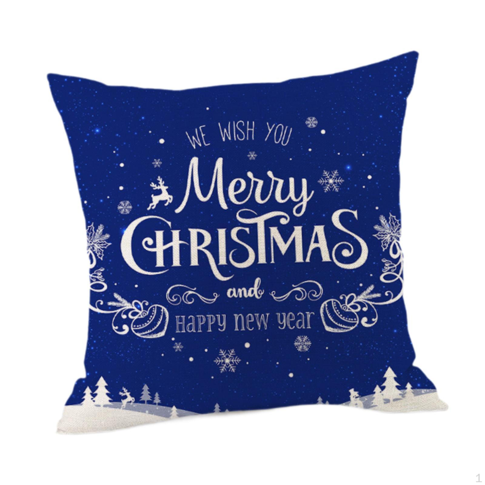 Рождественская наволочка 45x45 см покрывало для кровати гостевой комнаты Style A 675₽