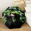 1PC Billie eilish Automatic Umbrella - Suitable Travel Outdoor Portable Umbrella Birthday Gift Daily Essentials